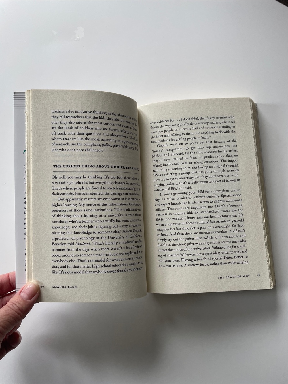 📚 3/25 The Power of Why by Amanda Lang | Paperback Book - Picture 5 of 6